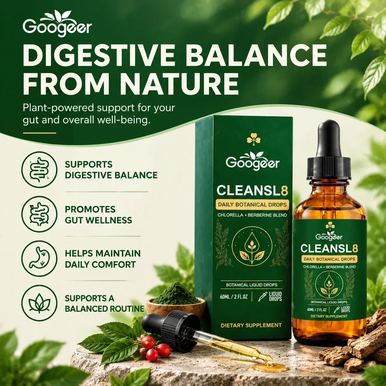 CLEANSL8 – жидкие капсулы с ра – обзор и цена Herbal And Wellness Products