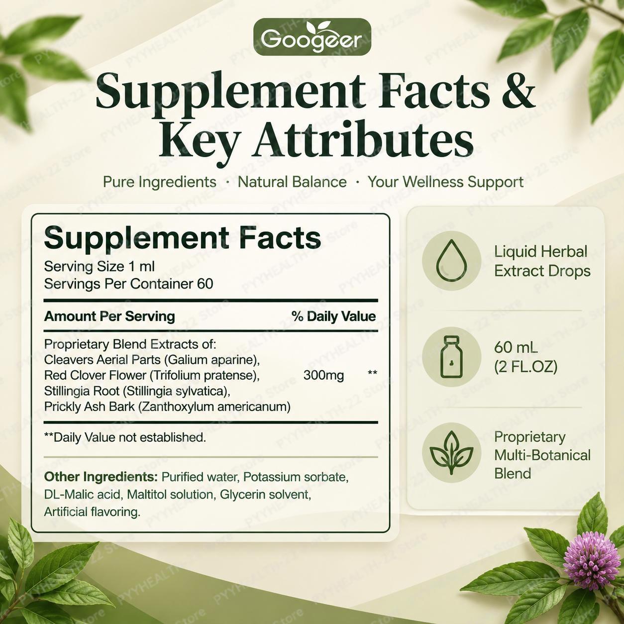 Травяные капли для лимфодренаж – обзор и цена Herbal And Wellness Products